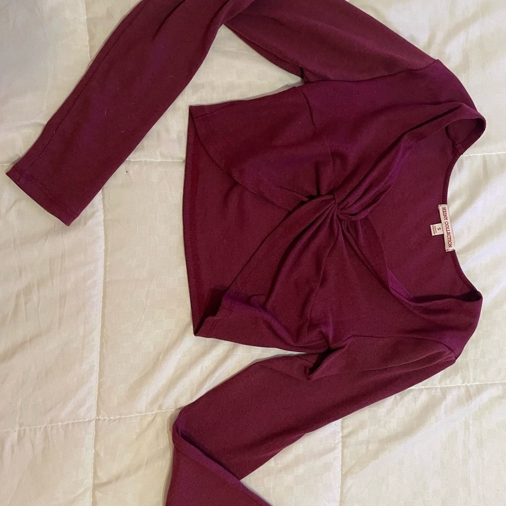Crop Top Long Sleeve